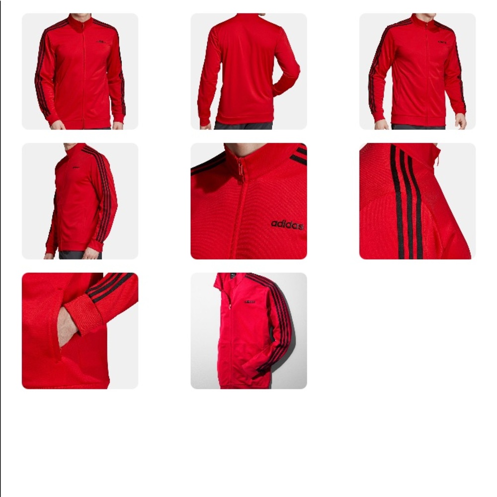 Men’s Essentials 3-Stripes Tricot Truck Jacket. - Picture 8 of 9